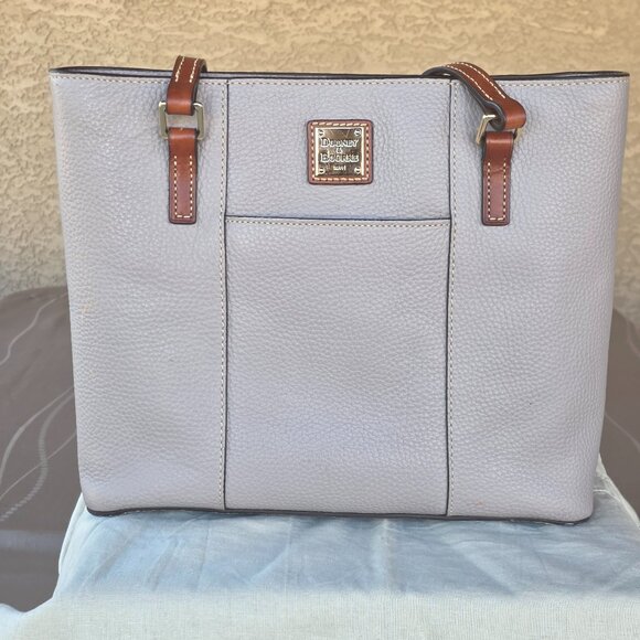Dooney & Bourke Purse Lexington Pebble Grain Leather Shoulder Bag Tote EUC - Picture 1 of 9